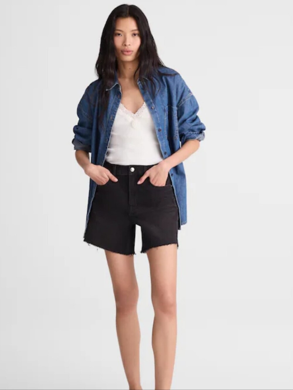 NEW Madewell The Perfect Jean Short Mid Length Size 29